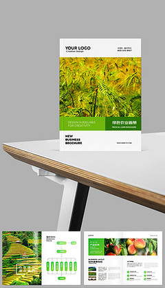 环保工程画册设计模板