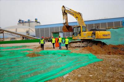 鑫金山承建香港上联水泥(投资2亿)时产1200吨短流程砂石同出生产线正式开建